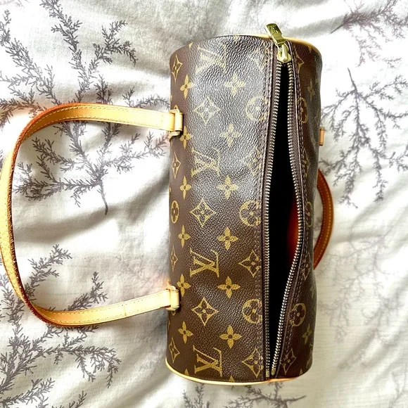 Authentic Louis Vuitton Monogram Canvas Papillion 28 Handbag (Date Code added) - Picture 6 of 16